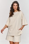 Spodnie Komplet Model M870 Light Beige - Makadamia - 36 Spodnie Komplet Model M870 Light Beige - Makadamia - 36