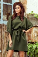 Sukienka Model Sofia 287-13 Khaki - Numoco - S/M Sukienka Model Sofia 287-13 Khaki - Numoco - S/M