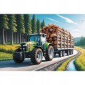 Puzzle Trefl 100 elementów Ciągnik leśny 16493 Puzzle Trefl 100 elementów Ciągnik leśny 16493