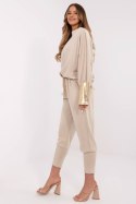 Spodnie Komplet Model DHJ-KMPL-9311.97 Beige - Italy Moda - uniwersalny Spodnie Komplet Model DHJ-KMPL-9311.97 Beige - Italy Moda - uniwersalny