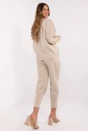 Spodnie Komplet Model DHJ-KMPL-9311.97 Beige - Italy Moda - uniwersalny Spodnie Komplet Model DHJ-KMPL-9311.97 Beige - Italy Moda - uniwersalny