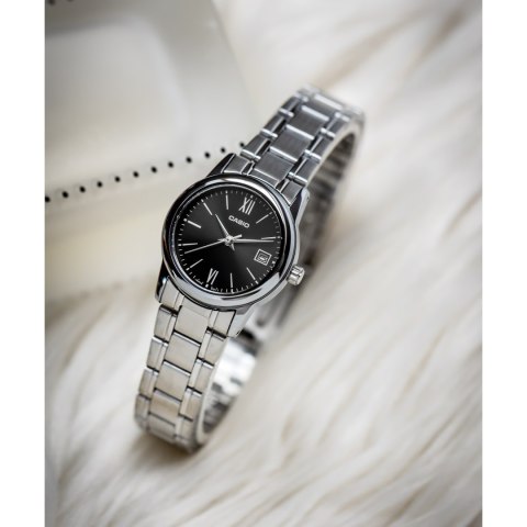 Zegarek Damski Casio LTP-V002D-1B3UDF + BOX Zegarek Damski Casio LTP-V002D-1B3UDF + BOX