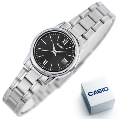 Zegarek Damski Casio LTP-V002D-1B3UDF + BOX Zegarek Damski Casio LTP-V002D-1B3UDF + BOX