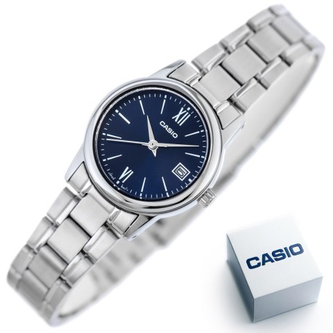 Zegarek Damski Casio LTP-V002D-2B3UDF + BOX Zegarek Damski Casio LTP-V002D-2B3UDF + BOX