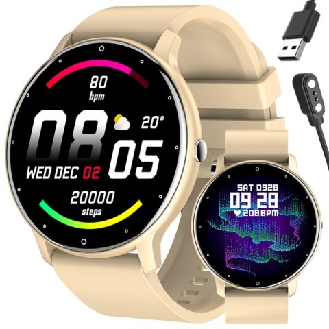 SMARTWATCH DAMSKI Rubicon RNCF01 - WŁASNE TARCZE, PULSOMETR (sr047b) SMARTWATCH DAMSKI Rubicon RNCF01 - WŁASNE TARCZE, PULSOMETR (sr047b)