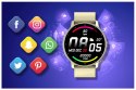 SMARTWATCH DAMSKI Rubicon RNCF01 - WŁASNE TARCZE, PULSOMETR (sr047b) SMARTWATCH DAMSKI Rubicon RNCF01 - WŁASNE TARCZE, PULSOMETR (sr047b)