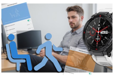 SMARTWATCH MĘSKI GRAVITY GT7-6 - WYKONYWANIE POŁĄCZEŃ (sg016f) SMARTWATCH MĘSKI GRAVITY GT7-6 - WYKONYWANIE POŁĄCZEŃ (sg016f)