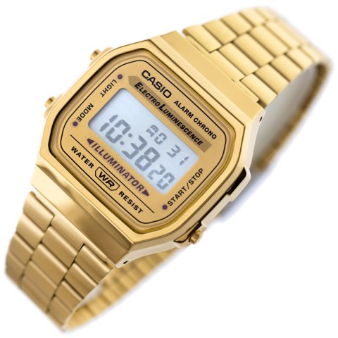 ZEGAREK UNISEX CASIO A168WG-9W (zd088b) - KLASYKA + BOX ZEGAREK UNISEX CASIO A168WG-9W (zd088b) - KLASYKA + BOX