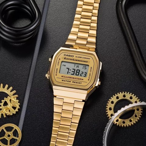 ZEGAREK UNISEX CASIO A168WG-9W (zd088b) - KLASYKA + BOX ZEGAREK UNISEX CASIO A168WG-9W (zd088b) - KLASYKA + BOX