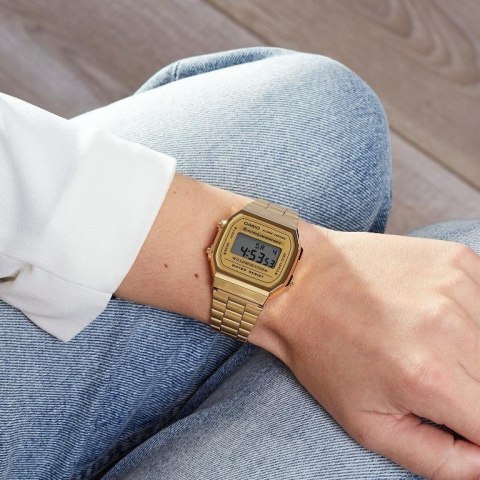 ZEGAREK UNISEX CASIO A168WG-9W (zd088b) - KLASYKA + BOX ZEGAREK UNISEX CASIO A168WG-9W (zd088b) - KLASYKA + BOX