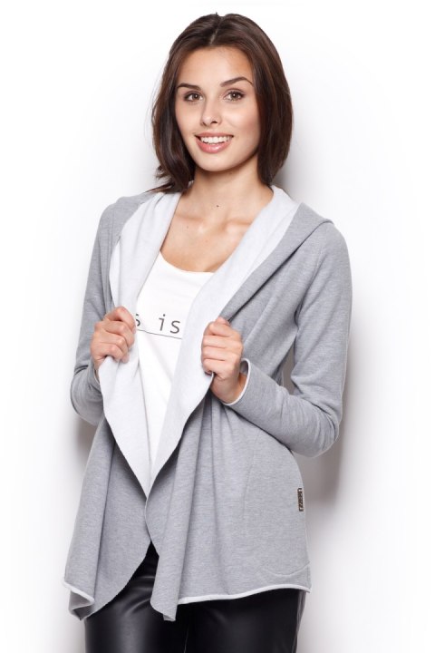 Bluza Damska Model 304 Grey - Figl - XL Bluza Damska Model 304 Grey - Figl - XL