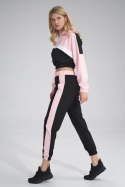 Bluza Damska Model M757 Black/Pink - Figl - XL Bluza Damska Model M757 Black/Pink - Figl - XL