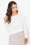 Bluzka Model 395 Ecru - Figl - XL Bluzka Model 395 Ecru - Figl - XL
