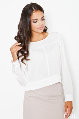 Bluzka Model 395 Ecru - Figl - XL