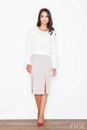 Bluzka Model 395 Ecru - Figl - XL Bluzka Model 395 Ecru - Figl - XL