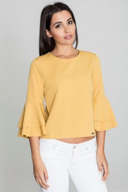 Bluzka Model M565 Yellow - Figl - L