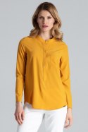 Bluzka Model M663 Musztarda - Figl - XL
