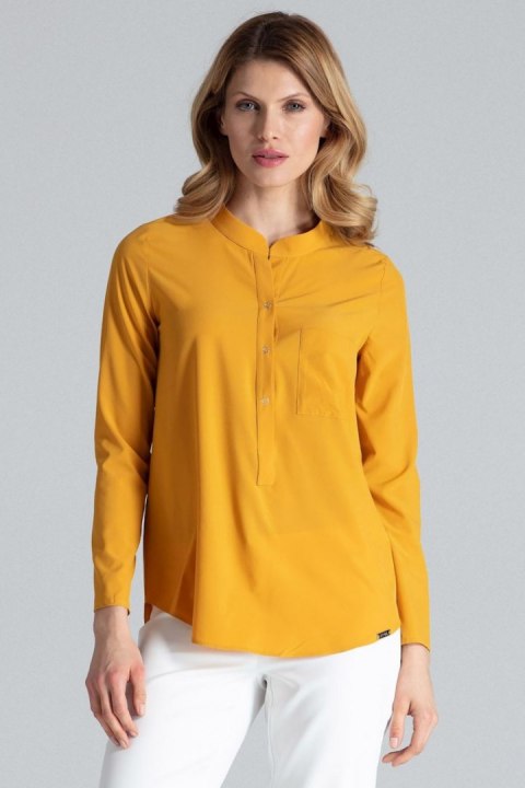 Bluzka Model M663 Musztarda - Figl - XL
