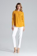 Bluzka Model M663 Musztarda - Figl - XL