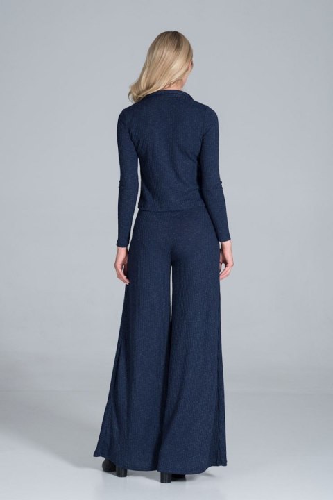 Bluzka Model M823 Navy - Figl - L Bluzka Model M823 Navy - Figl - L