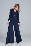 Bluzka Model M823 Navy - Figl - L Bluzka Model M823 Navy - Figl - L