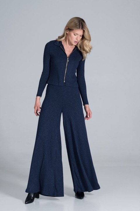 Bluzka Model M823 Navy - Figl - L Bluzka Model M823 Navy - Figl - L