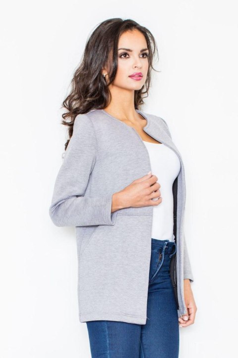 Kurtka Damska Model 345 Grey - Figl - S