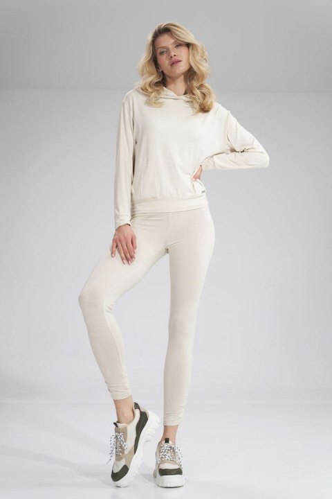 Legginsy Model M773 Ecru - Figl - XL Legginsy Model M773 Ecru - Figl - XL