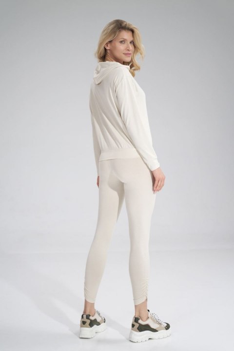 Legginsy Model M773 Ecru - Figl - XL Legginsy Model M773 Ecru - Figl - XL