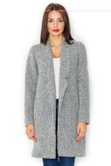 Płaszcz Damski Model M527 Grey - Figl - M Płaszcz Damski Model M527 Grey - Figl - M