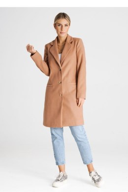 Płaszcz Damski Model M989 Beige - Figl - L