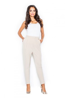 Spodnie Damskie Model M418 Beige - Figl - XL
