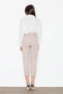 Spodnie Damskie Model M523 Beige - Figl - XL Spodnie Damskie Model M523 Beige - Figl - XL