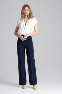 Spodnie Damskie Model M657 Navy - Figl - L Spodnie Damskie Model M657 Navy - Figl - L