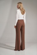 Spodnie Damskie Model M721 Brown - Figl - XL Spodnie Damskie Model M721 Brown - Figl - XL