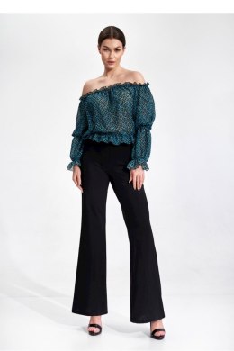 Spodnie Damskie Model M874 Black - Figl - L