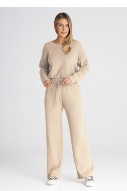 Spodnie Komplet Model M986 Beige - Figl - uniwersalny