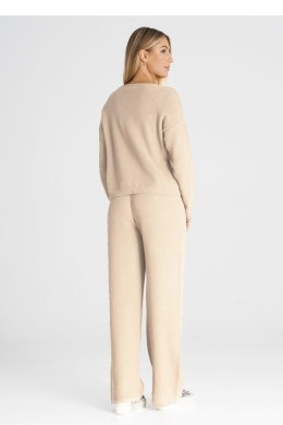 Spodnie Komplet Model M986 Beige - Figl - uniwersalny