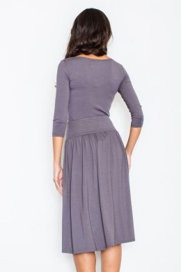 Sukienka Komplet Model 322 Grey - Figl - M