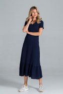 Sukienka Model M827 Navy - Figl - XL Sukienka Model M827 Navy - Figl - XL