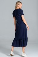 Sukienka Model M827 Navy - Figl - XL Sukienka Model M827 Navy - Figl - XL