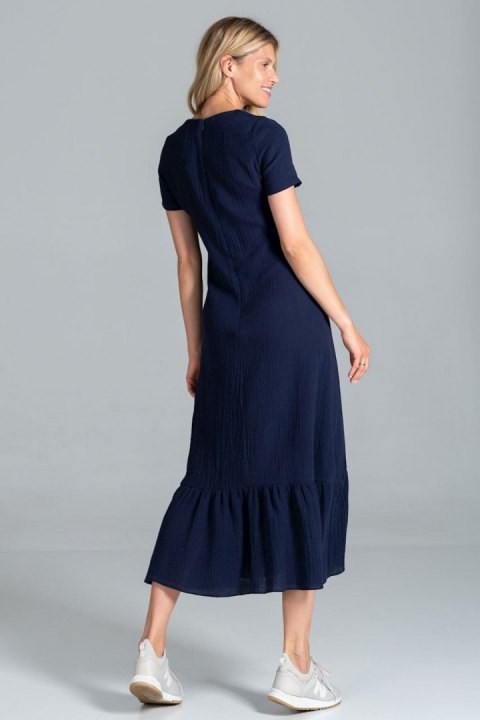 Sukienka Model M827 Navy - Figl - XL Sukienka Model M827 Navy - Figl - XL