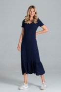 Sukienka Model M827 Navy - Figl - XL Sukienka Model M827 Navy - Figl - XL