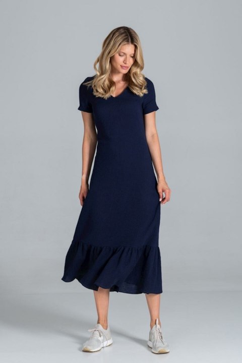 Sukienka Model M827 Navy - Figl - S Sukienka Model M827 Navy - Figl - S
