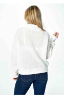 Sweter Damski Model M886 Ecru - Figl - uniwersalny Sweter Damski Model M886 Ecru - Figl - uniwersalny