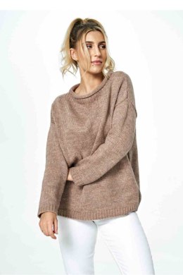 Sweter Damski Model M888 Brown - Figl - uniwersalny