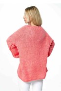 Sweter Damski Model M899 Coral - Figl - uniwersalny Sweter Damski Model M899 Coral - Figl - uniwersalny