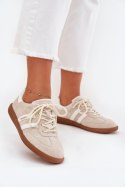 Buty Sportowe Model Ismina GD-XF-146 Beige - Step in style - 38 Buty Sportowe Model Ismina GD-XF-146 Beige - Step in style - 38