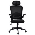 Drehbarer Bürostuhl „Mistral Black", Mikronetz für KO28CZ-Schreibtisch Drehbarer Bürostuhl „Mistral Black", Mikronetz für KO28CZ-Schreibtisch