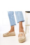 Espadryle Model Lorina E5573 Beige - PRIMO - 38 Espadryle Model Lorina E5573 Beige - PRIMO - 38